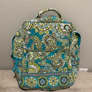 Peacock pattern Vera Bradley Large Backpack